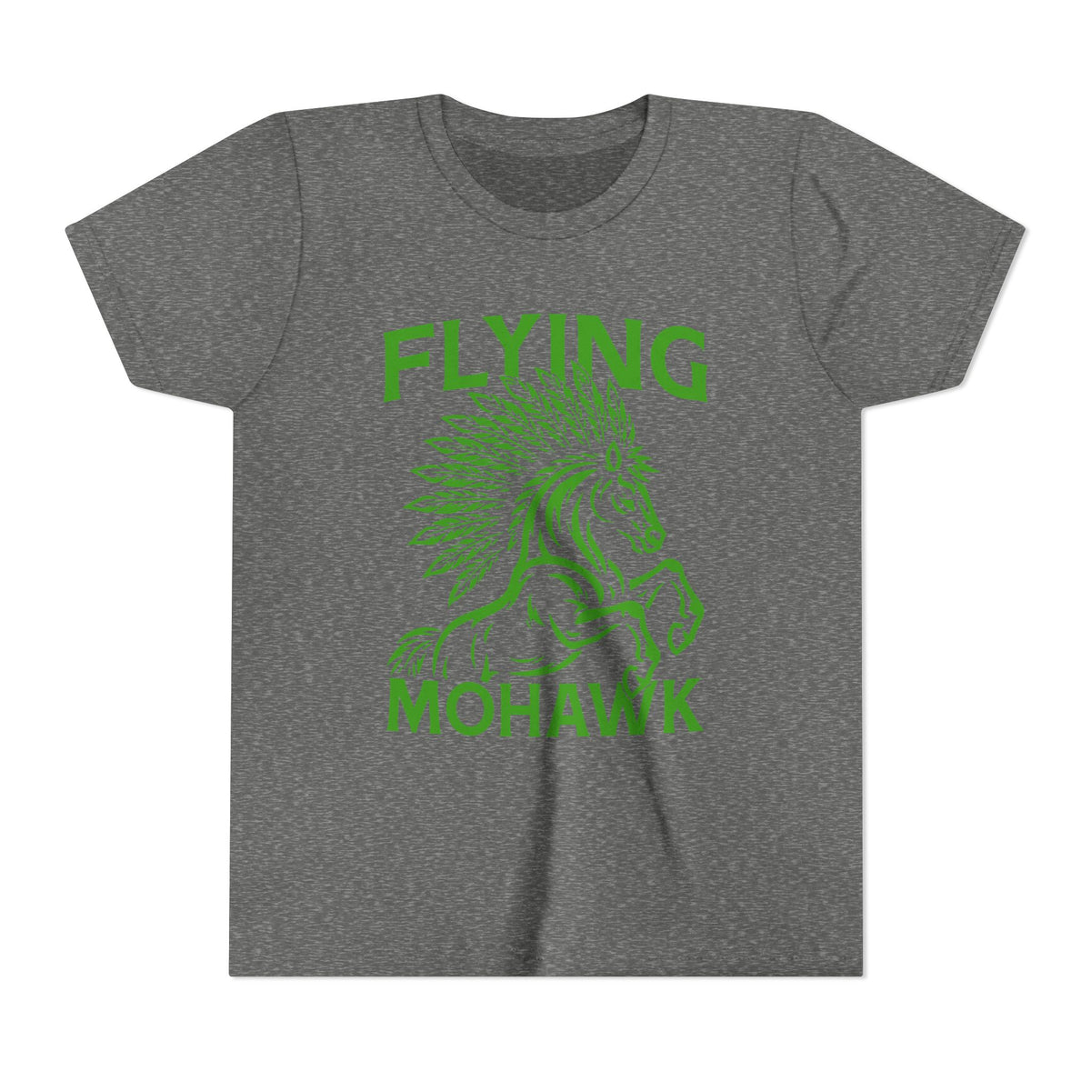 Youth Tee — Flying Mohawk Horse Graphic