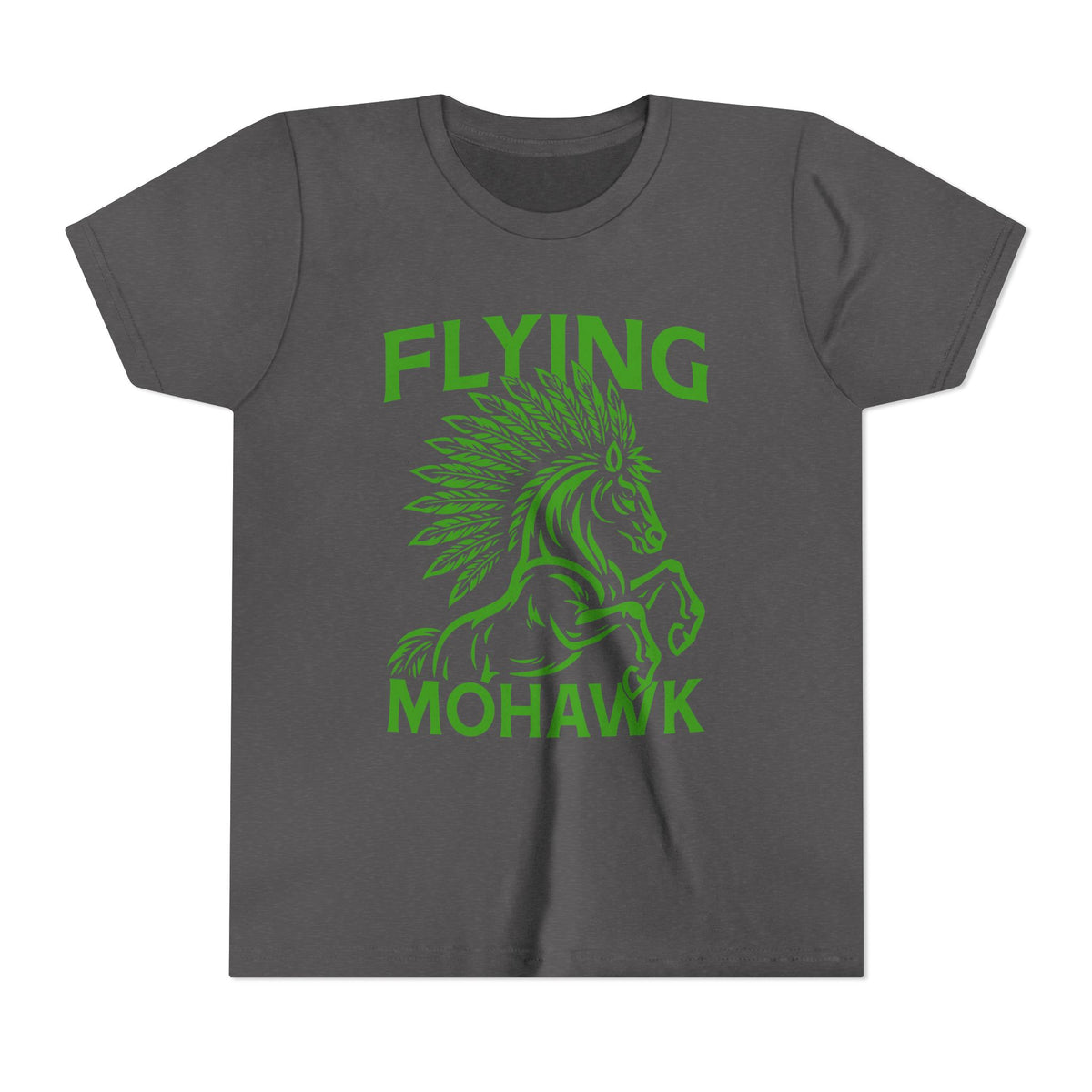 Youth Tee — Flying Mohawk Horse Graphic