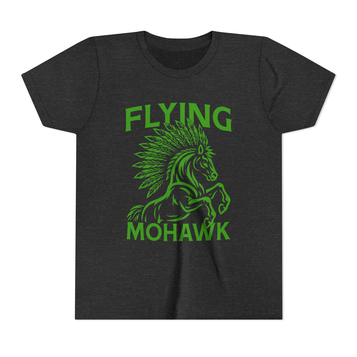 Youth Tee — Flying Mohawk Horse Graphic