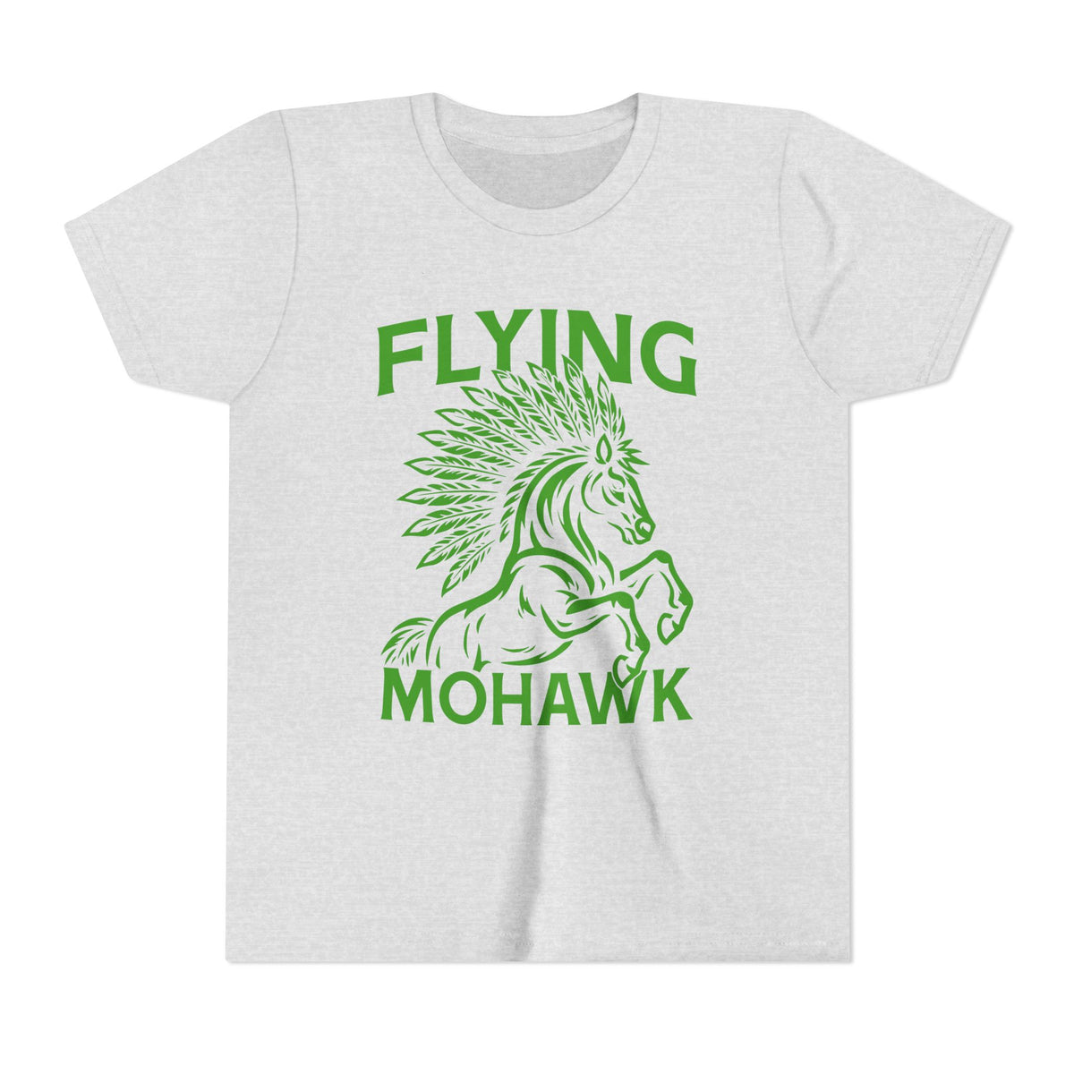 Youth Tee — Flying Mohawk Horse Graphic