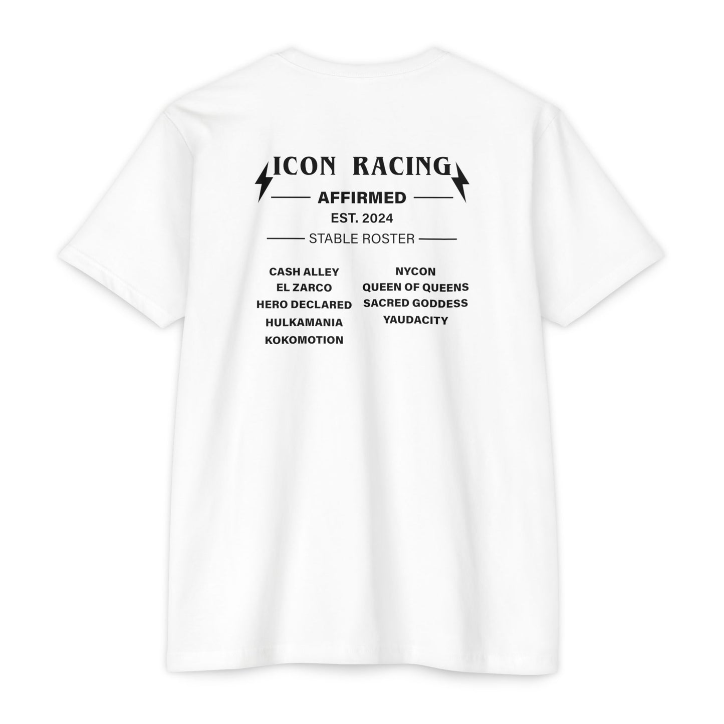 Icon Racing | Affirmed Stable Roster T-Shirt
