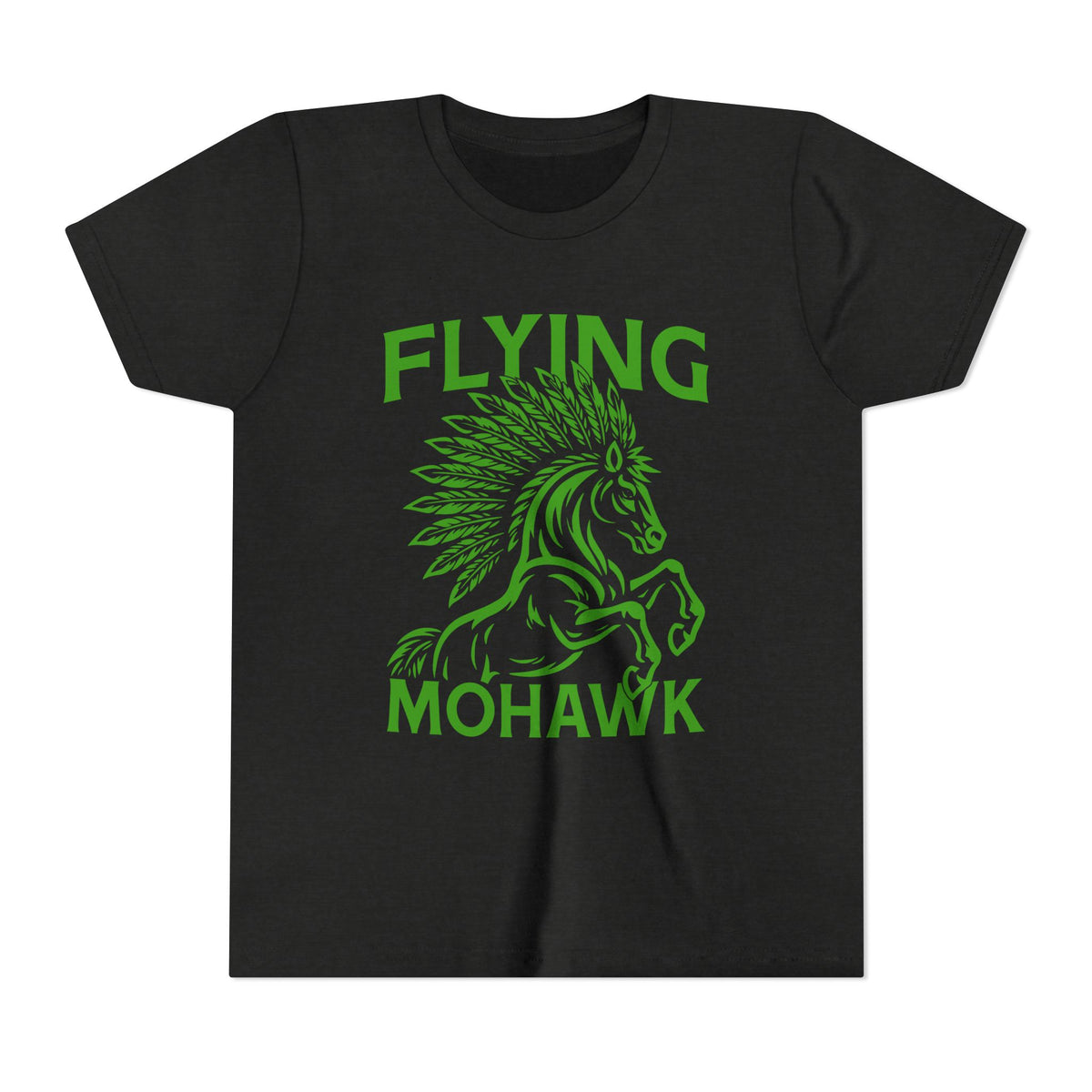 Youth Tee — Flying Mohawk Horse Graphic