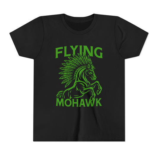 Youth Tee — Flying Mohawk Horse Graphic