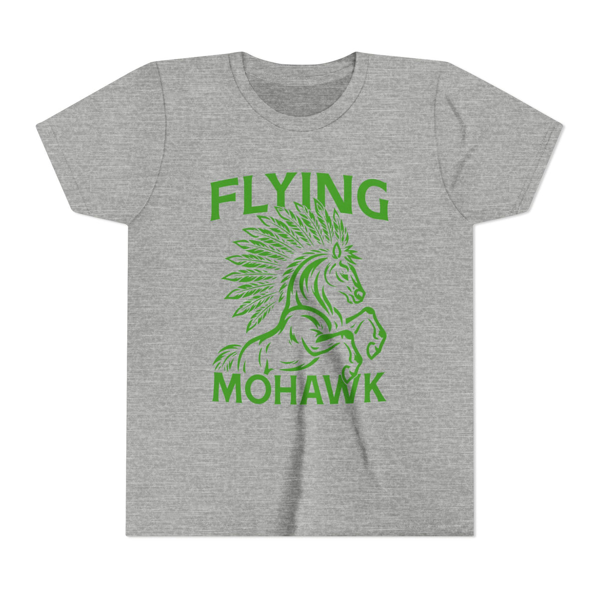 Youth Tee — Flying Mohawk Horse Graphic
