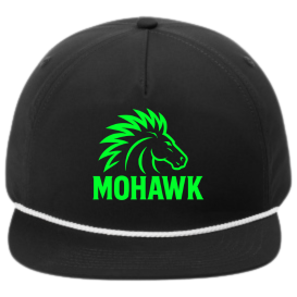 Mohawk Classic Flat Bill Rope Hat
